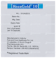 Rozagold 10 Capsule 10 Rozagold 10 Capsule 10