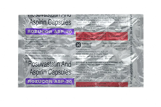 Rozucor Asp 20/75 MG Capsule 10