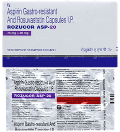 Rozucor Asp 20 Capsule 10