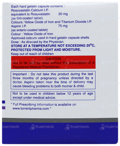 Rozucor Asp 20 Capsule 10 Rozucor Asp 20 Capsule 10