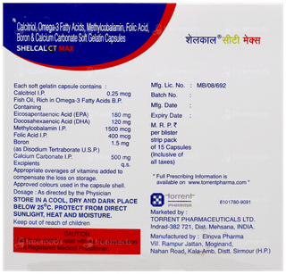 Shelcal Ct Max Capsule 15