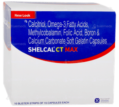 Shelcal Ct Max Capsule 15 Shelcal Ct Max Capsule 15