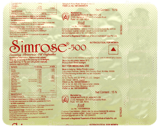 Simrose 500 Capsule 15