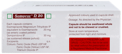 Sompraz D 20 Capsule 15 Sompraz D 20 Capsule 15
