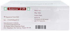 Sompraz D 20 Capsule 15 Sompraz D 20 Capsule 15
