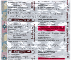 Sompraz D 20 Capsule 15 Sompraz D 20 Capsule 15