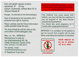 Sotret 20mg Capsule 10