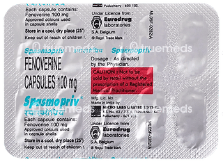 Spasmopriv 100 MG Capsule 10