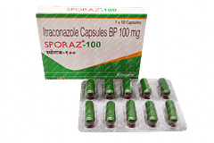 Sporaz 100 Capsule 10