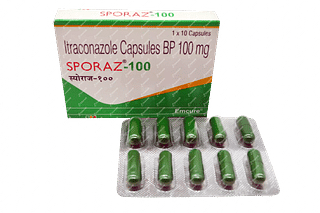 Sporaz 100 MG Capsule 10