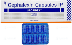 Sporidex 250 Capsule 10