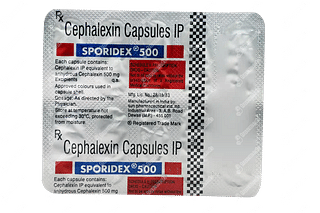 Sporidex 500 Capsule 10