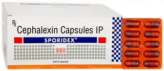 Sporidex 500 Capsule 10