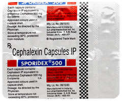 Sporidex 500 Capsule 10 Sporidex 500 Capsule 10