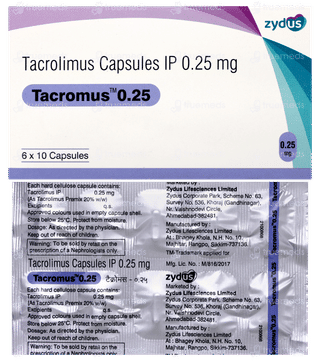 Tacromus 0.25 Capsule 10
