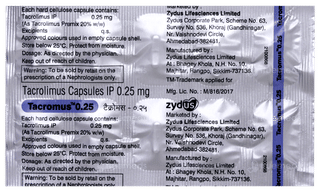 Tacromus 0.25 Capsule 10