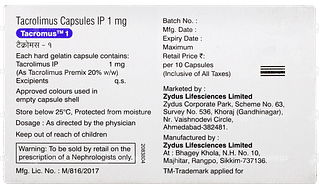 Tacromus 1 Capsule 10
