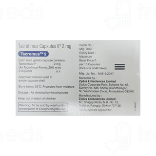 Tacromus 2 Capsule 10
