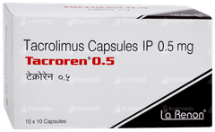 Tacroren 0.5 Capsule 10 Tacroren 0.5 Capsule 10
