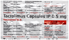 Tacroren 0.5 Capsule 10 Tacroren 0.5 Capsule 10