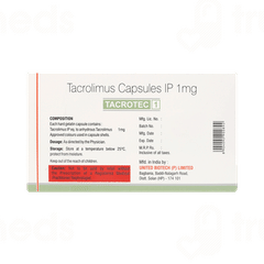 Tacrotec 1 MG Capsule 10 Tacrotec 1 MG Capsule 10