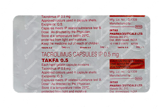 Takfa 0.5 MG Capsule 10