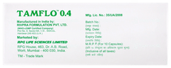 Tamflo 0.4 Capsule 10