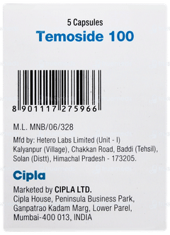 Temoside 100 Capsule 5