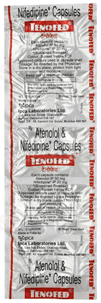 Tenofed 50/20 Mg Capsule 10