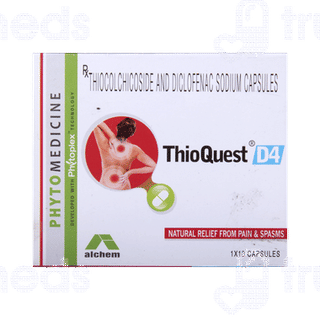 Thioquest D 4/50 MG Capsule 10