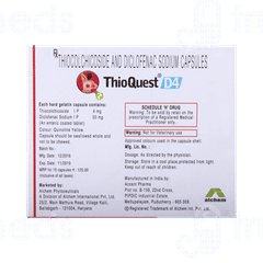 Thioquest D 4/50 MG Capsule 10