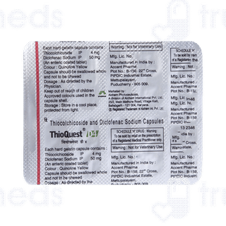 Thioquest D 4/50 MG Capsule 10