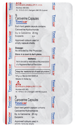 Tinnicar Capsule 10 Tinnicar Capsule 10