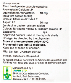 Tonact Asp 150 Capsule 15