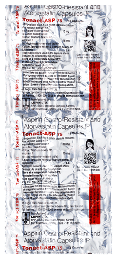 Tonact Asp 75 Capsule 15