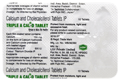 Tripleacal D Tablet 10