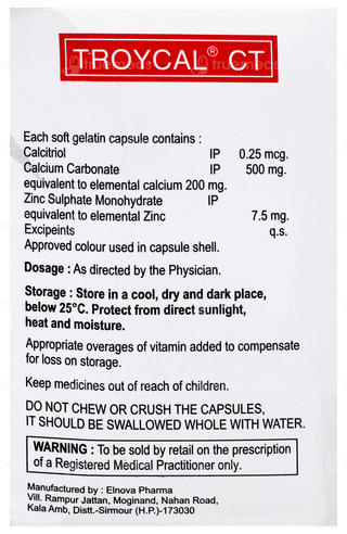 Troycal Ct Capsule 10