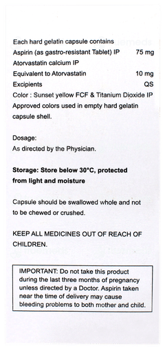 Tvs Asp 75 Capsule 15 Tvs Asp 75 Capsule 15