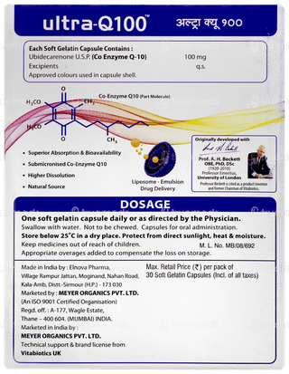 Ultra Q 100 Capsule 30