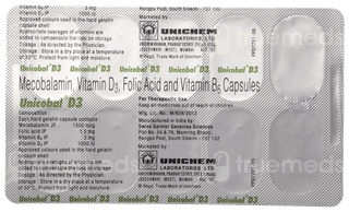 Unicobal D3 1500 Mcg Capsule 10
