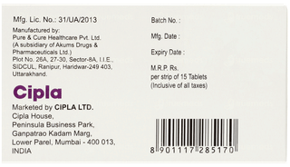 Urifast Sr Tablet 15