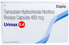 Urimax 0.4 Capsule 20 Urimax 0.4 Capsule 20