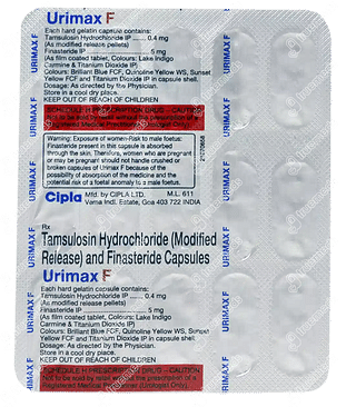 Urimax F 0.4/5 MG Capsule Mr 15