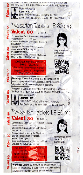 Valent 80 Tablet 10
