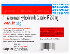 Vanlid 250mg Capsule 10 Vanlid 250mg Capsule 10