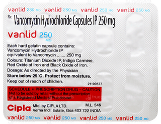 Vanlid 250mg Capsule 10