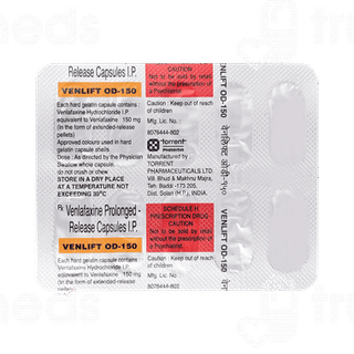 Venlift Od 150 MG Capsule 10