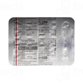 Venlift Od 37.5 MG Capsule 10