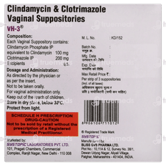 Vh 3 Vaginal Suppositories 3 Vh 3 Vaginal Suppositories 3