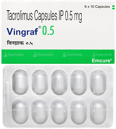 Vingraf 0.5 Capsule 10